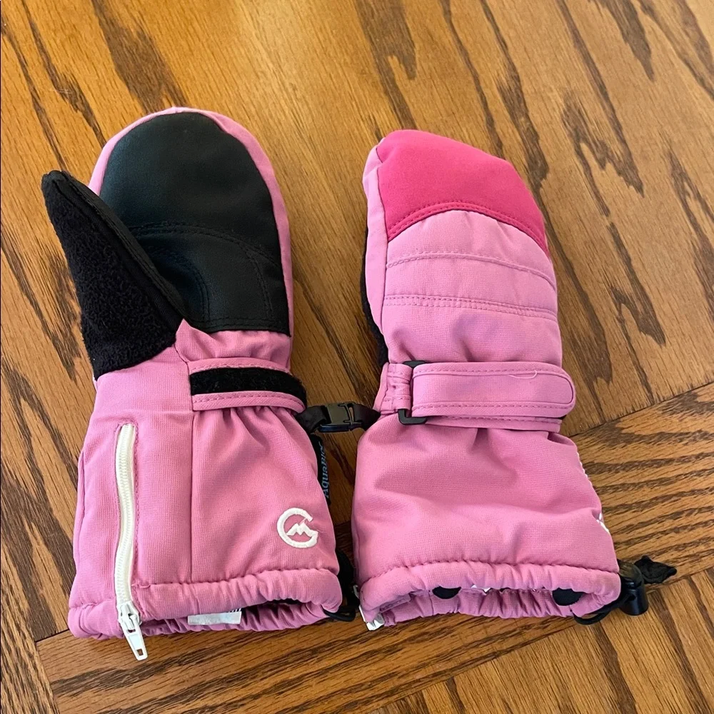 Gordini Kids Pink Insulated Ski Mittens